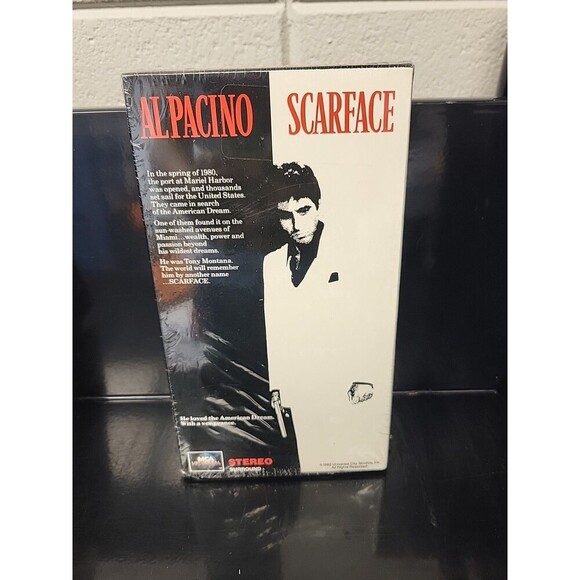 The Godfather (VHS 1997) & Scarface (VHS 1993)  SEALED Classic Mobster Movies - Picture 6 of 8